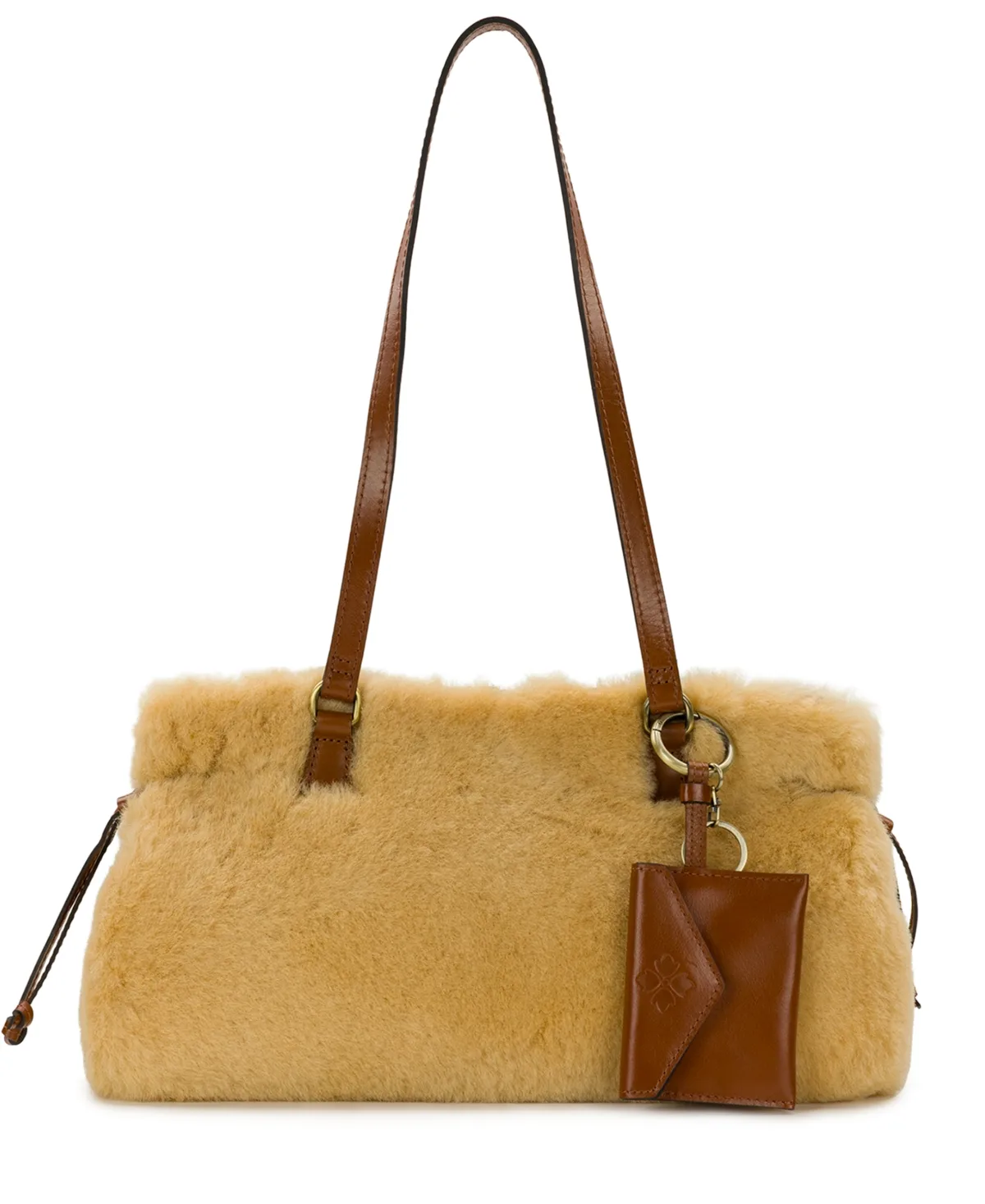 Linnea Medium Brushed Metal Handcrafted Shoulder Handbag by Patricia Nash