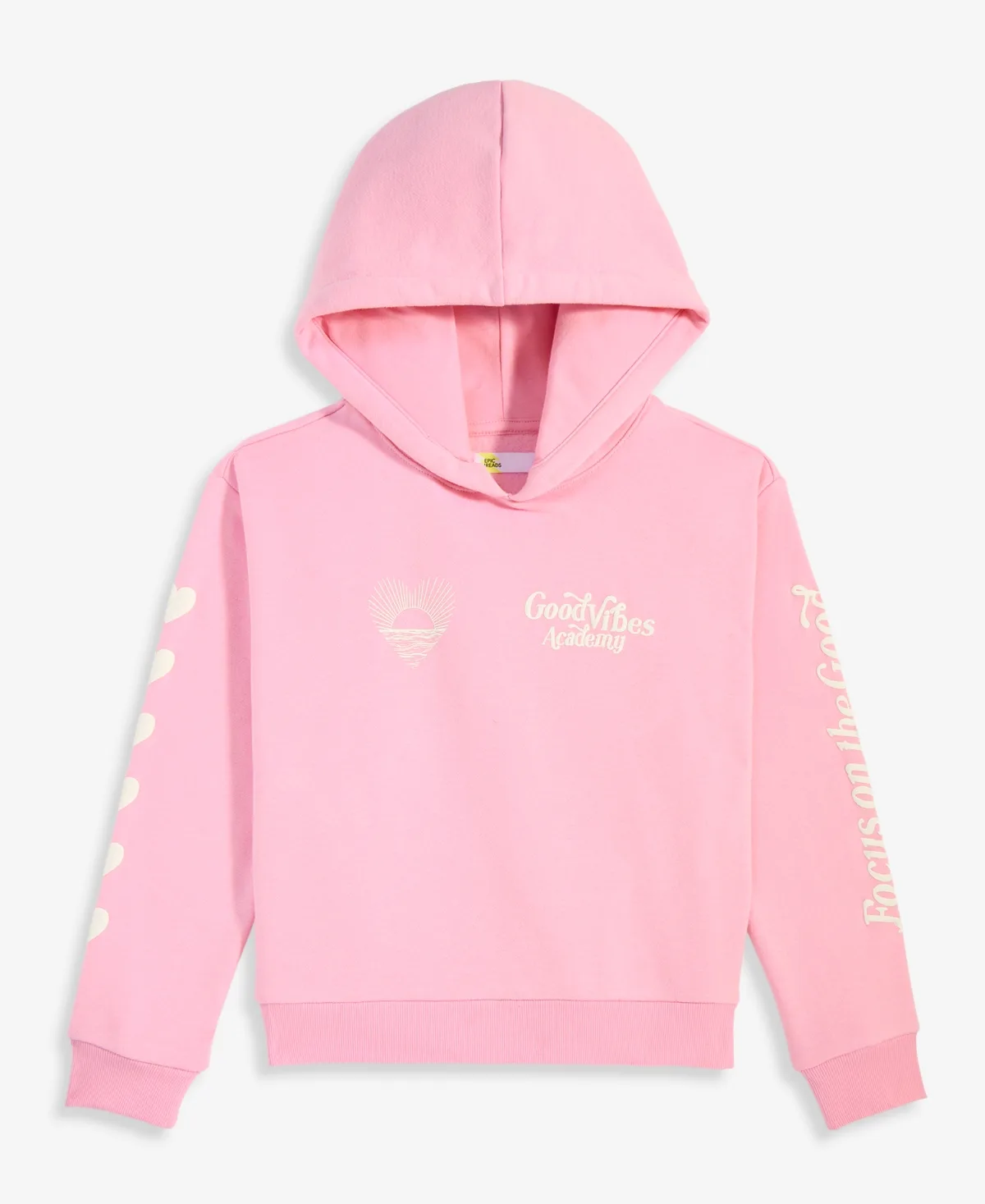 Good Vibes Long-Sleeve Hoodie by Epic Threads