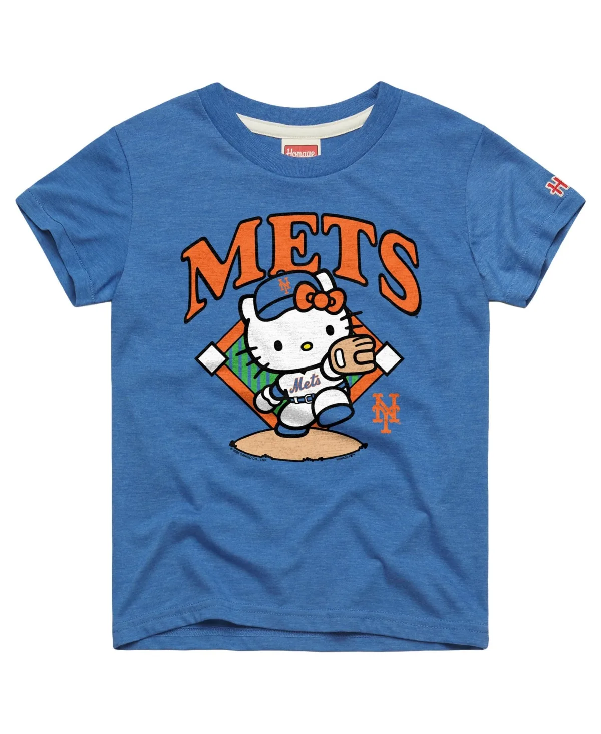 Hello Kitty x MLB Tri-Blend T-Shirt by Homage