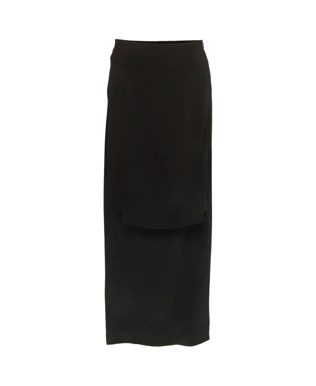 Pre-Owned Crepe Overlay Detail Mini Skirt by GIVENCHY