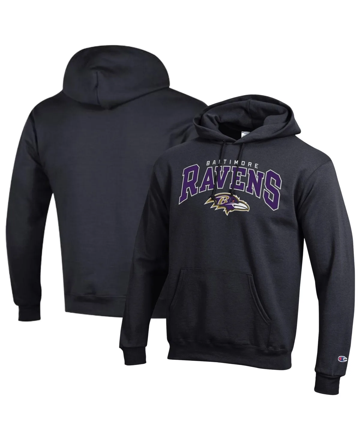 Baltimore Ravens Powerblend Fleece Pullover Hoodie by Champion