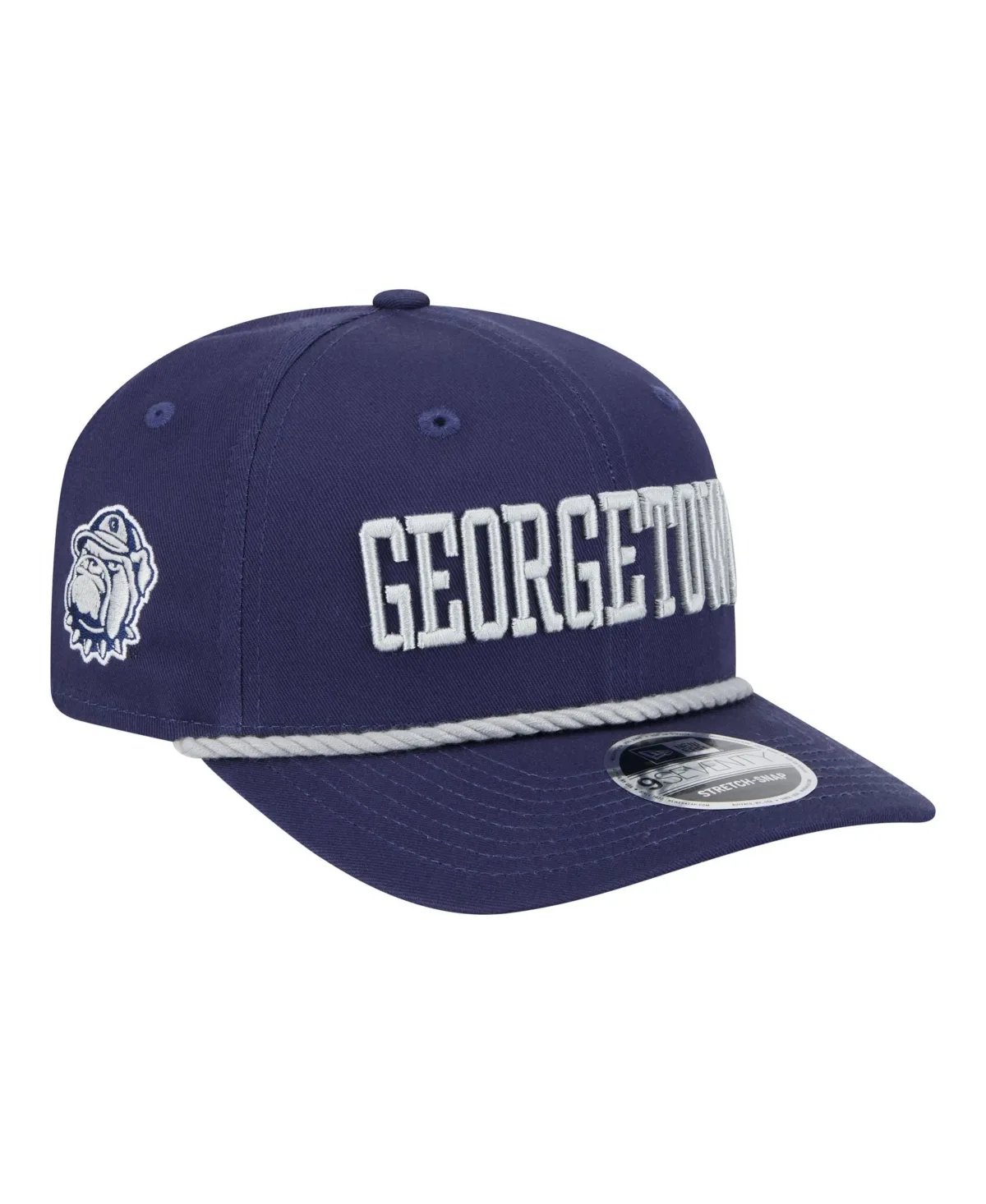 Georgetown Hoyas Wordmark Rope 9SEVENTY Stretch-Snap Baseball Cap by New Era
