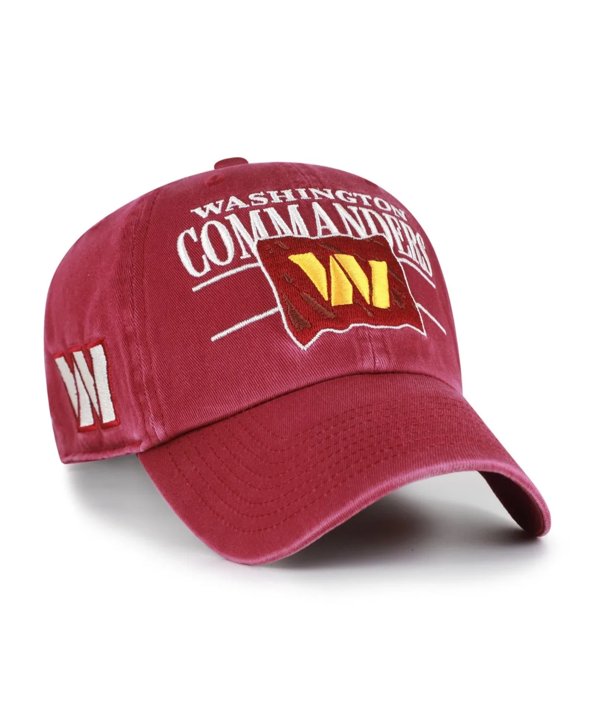 Washington Commanders Throwback Graphic Adjustable Clean Up Baseball Cap by 47 Brand