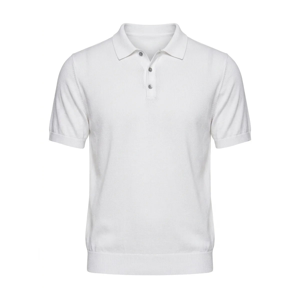 Classic-Fit Modal Knit Polo Shirt