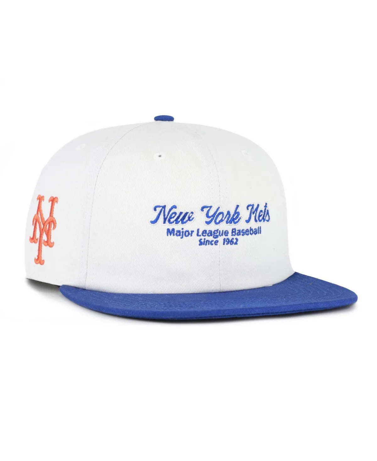 New York Mets Script Stack Snapback Baseball Cap
