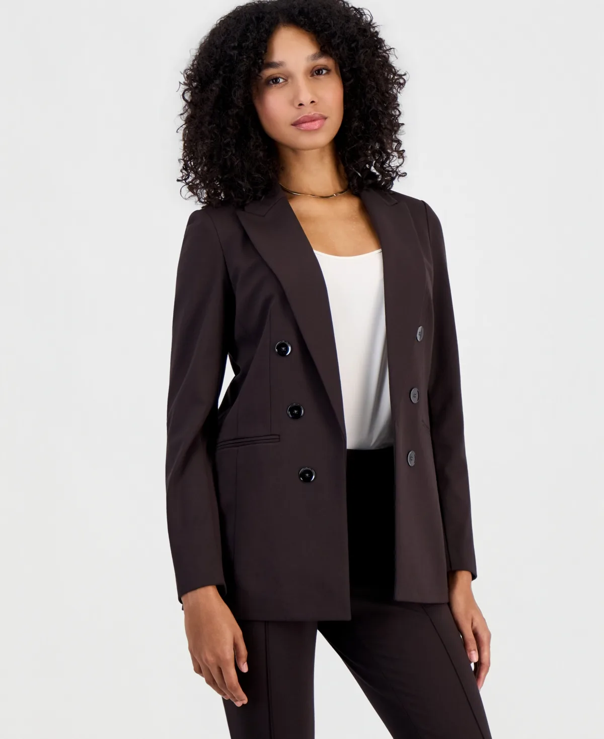 Double-Breasted Blazer by Bar III