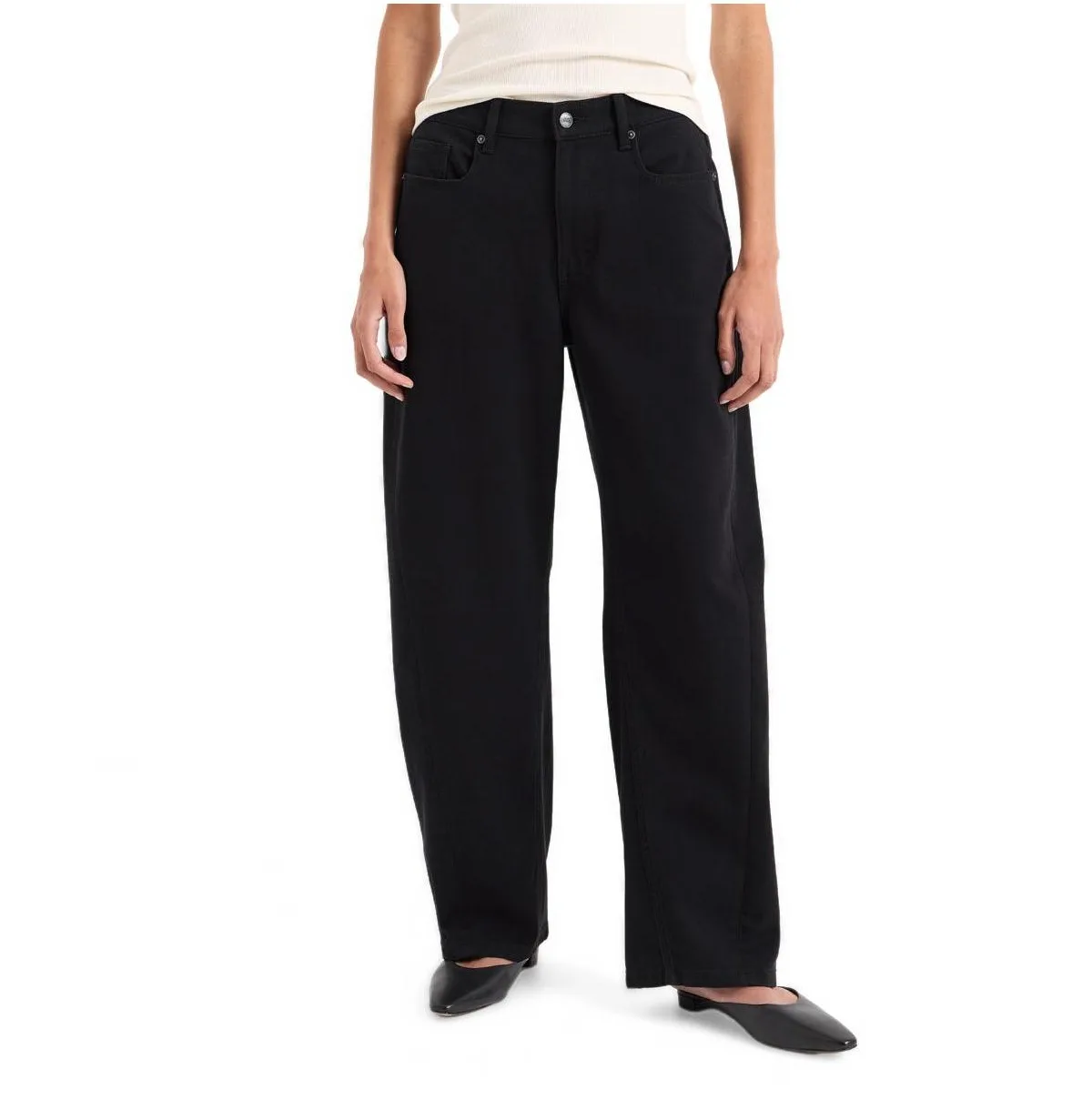 Organic Cotton All-Day Twill Barrel Leg Pant by Pact
