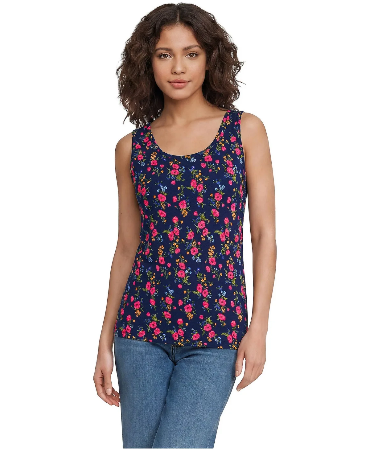 Cotton Tank Top by Lands' End