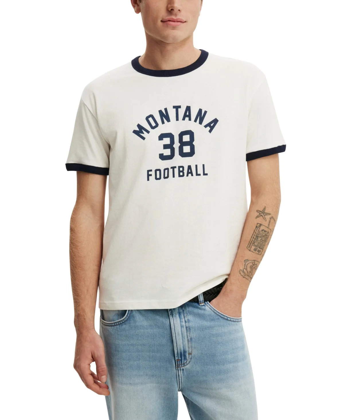 Graphic Slim-Fit T-Shirt by Cotton on
