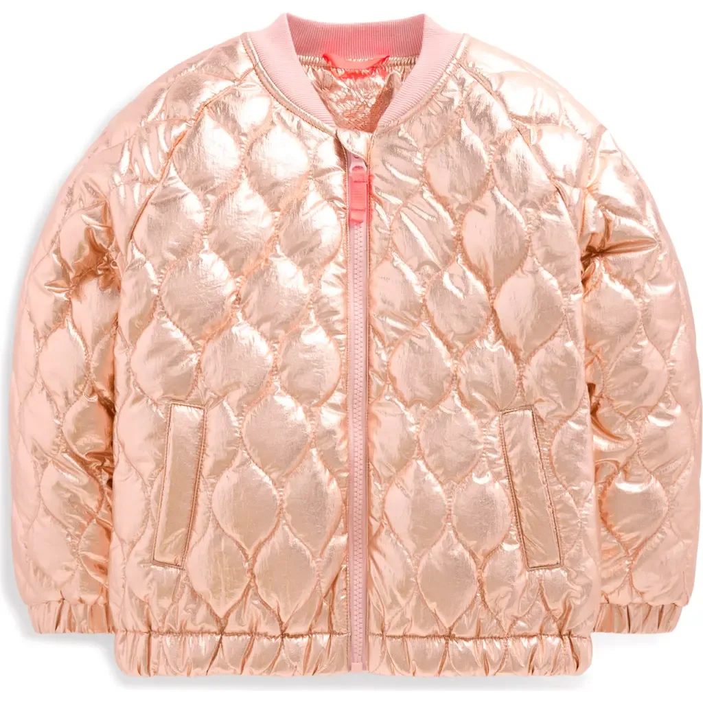 Quilted Bomber Jacket by Mini Boden