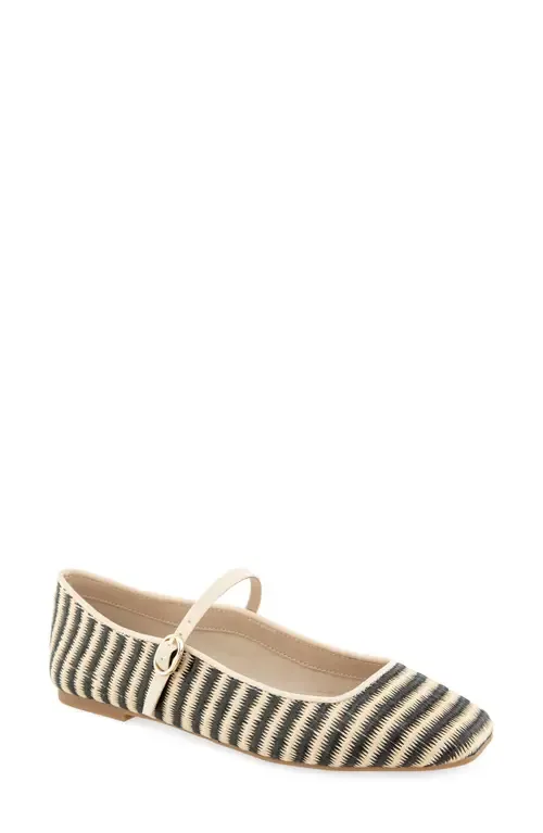 Jasper Woven Mary Jane Flat