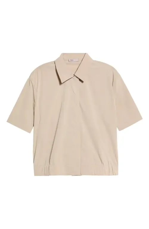 Stretch Modal Blend Button-Up Shirt by Herno