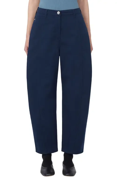 Etere Stretch Cotton Straight Leg Pants by MM by Max Mara