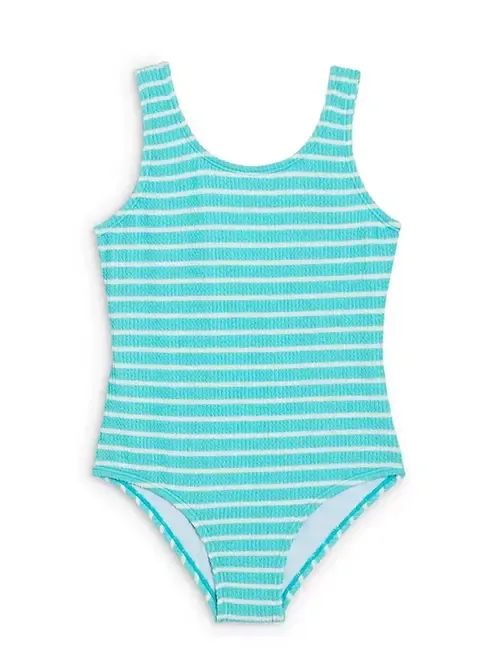 Crinkle One Piece Swimsuit by Limeapple