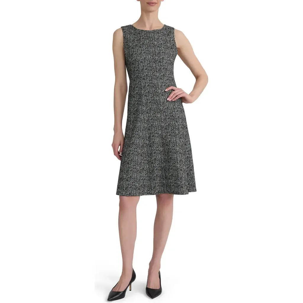 Multi Seam Fit & Flare Dress by KASPER