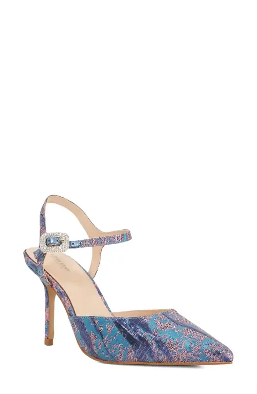 Channel Ankle Strap Pointed Toe Pump by Dune London