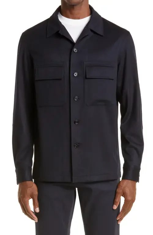 Oasi Cashmere Overshirt by ZEGNA