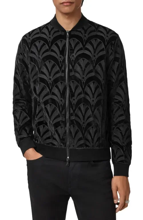 Norfolk Embroidered Bomber Jacket by John Varvatos