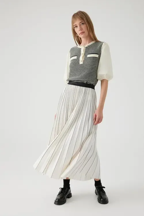 Arella Painted Midi Skirt by Exquise