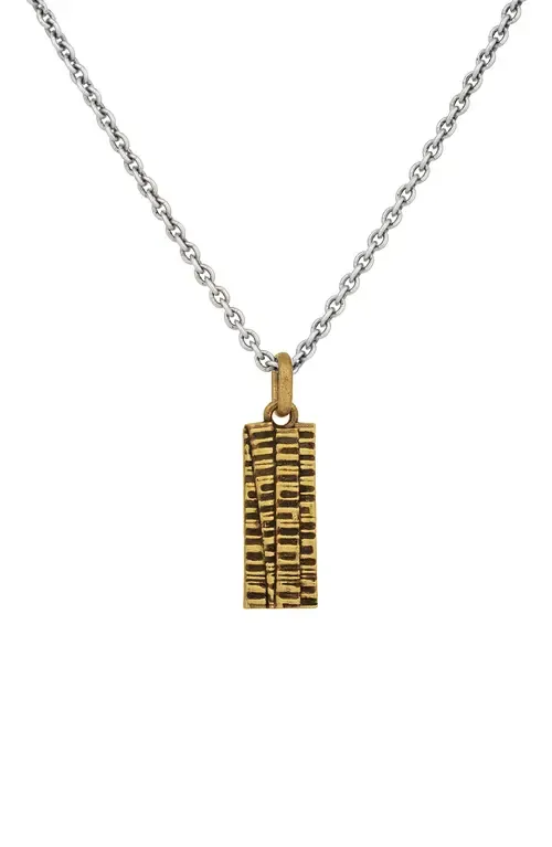 Bar Pendant Necklace by John Varvatos