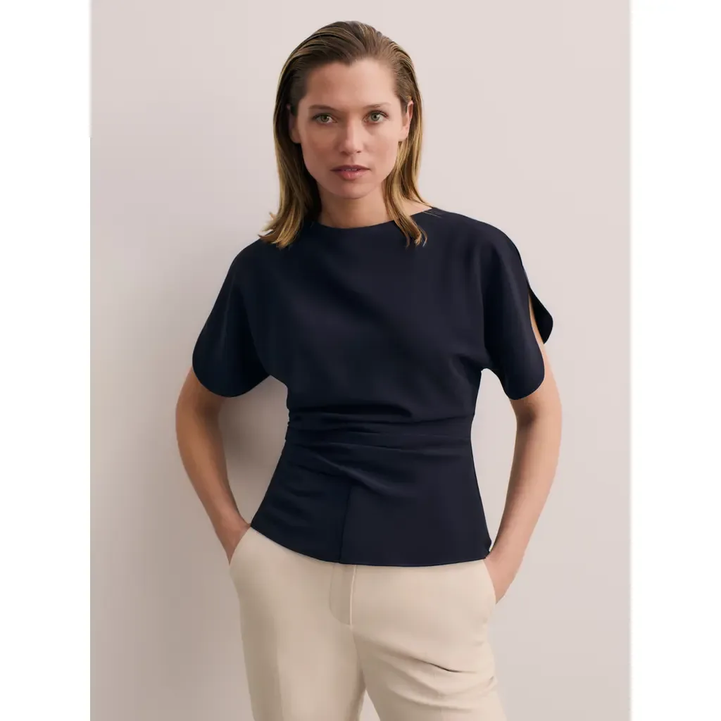 Salerno Clever Crepe Top by The Fold