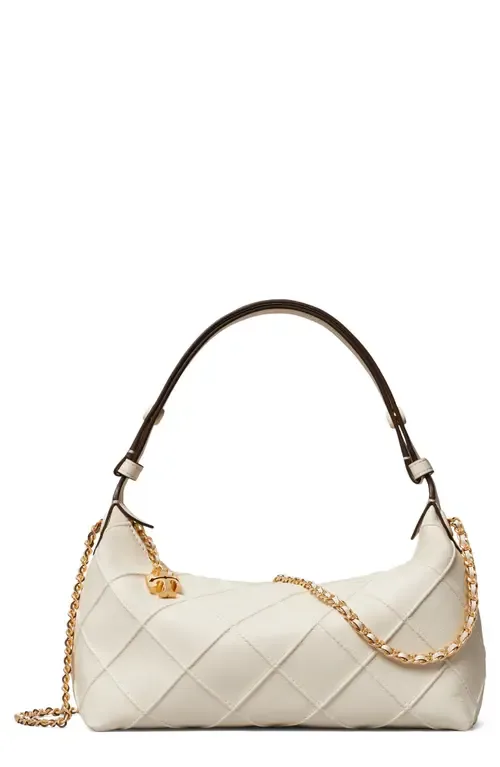 Fleming Pochette Quilted Leather Shoulder Bag by Tory Burch