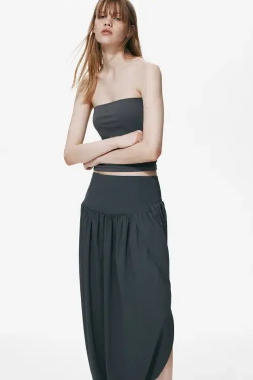Bubble-Hem Tulip Skirt by H&M