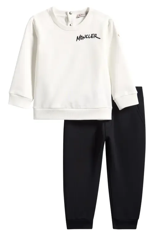 Embroidered Sweatshirt & Joggers Set by Moncler