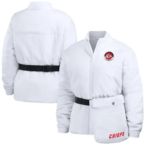 WEAR by Erin Andrews Kansas City Chiefs Packaway Full-Zip Puffer Jacket by WEAR by Erin Andrews