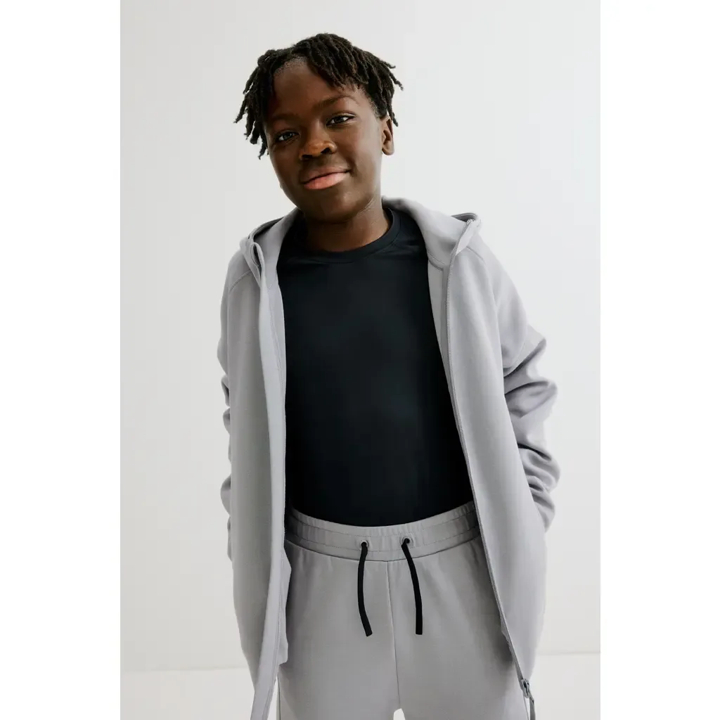 Sports Zip-Through Hoodie with Drymove by H&M