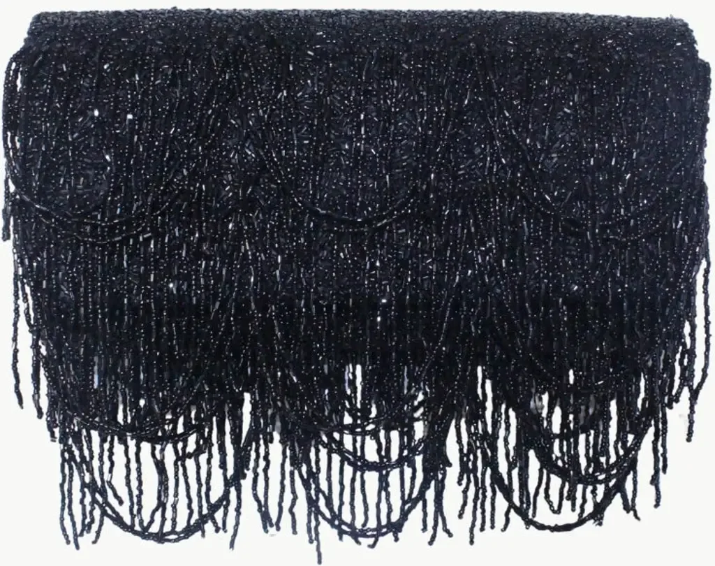 Fringes All Over Medium Structured Bag by Island to East Side