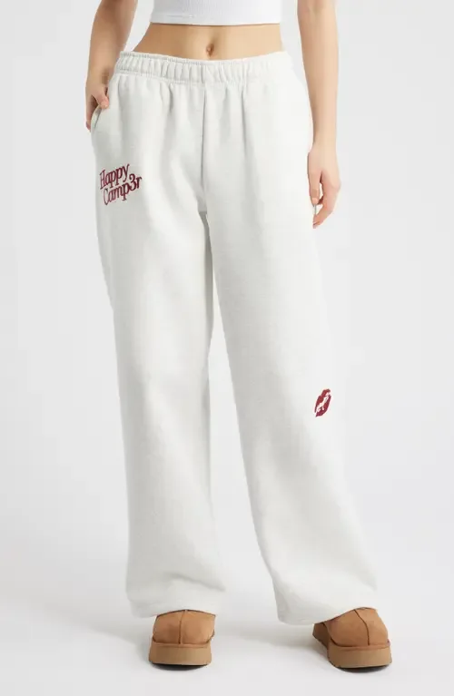 Sweet Like Cherry Wide Leg Sweatpants by HAPPY CAMP3R
