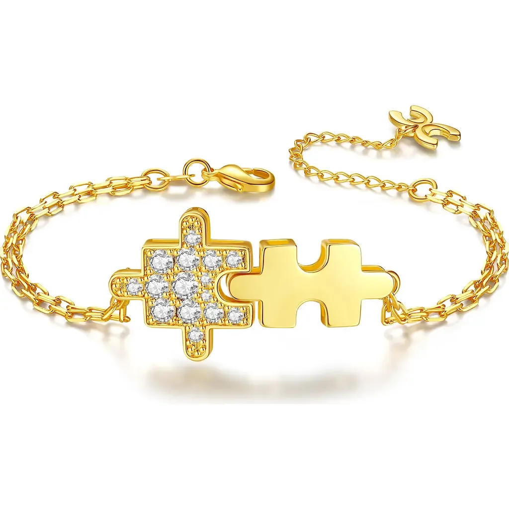 Jigsaw Puzzle Zirconia Bracelet by Classicharms