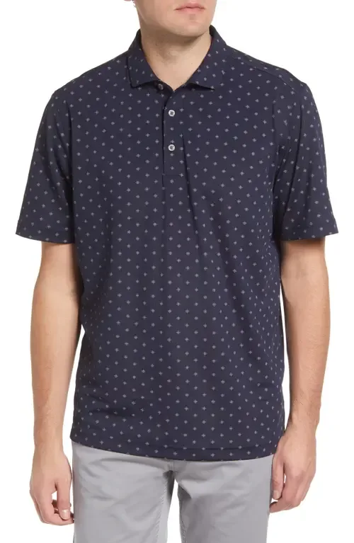 Virtue Piqué Tile Print Polo by Cutter & Buck