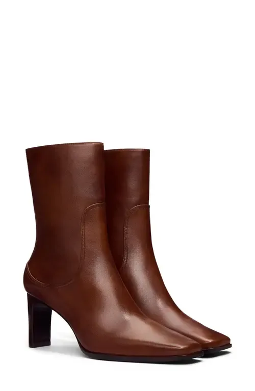 Caludette Bootie in Cavalier Leather by Reformation