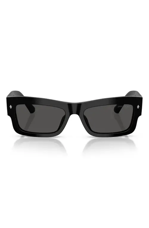 53mm Rectangular Sunglasses by Jimmy Choo