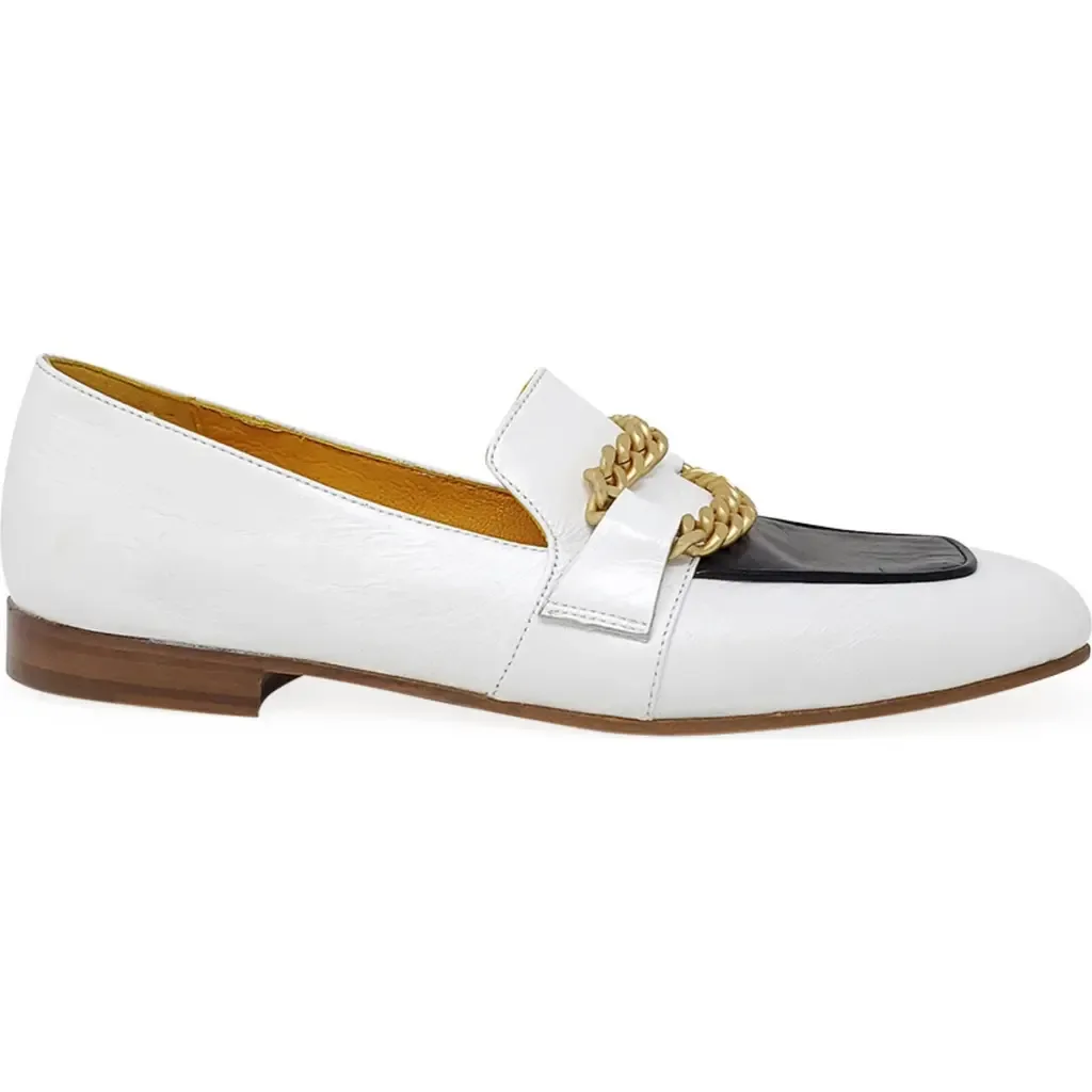 Flat Loafer with Chain by Madison Maison