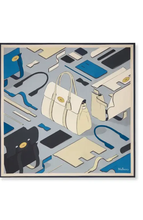 Square Scarf by Mulberry