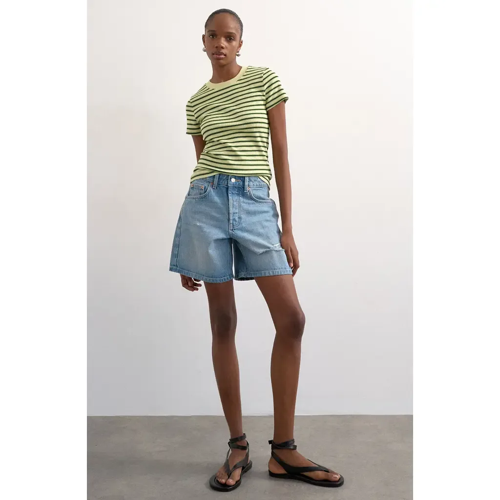 Editor Mid Rise Denim Shorts by Topshop