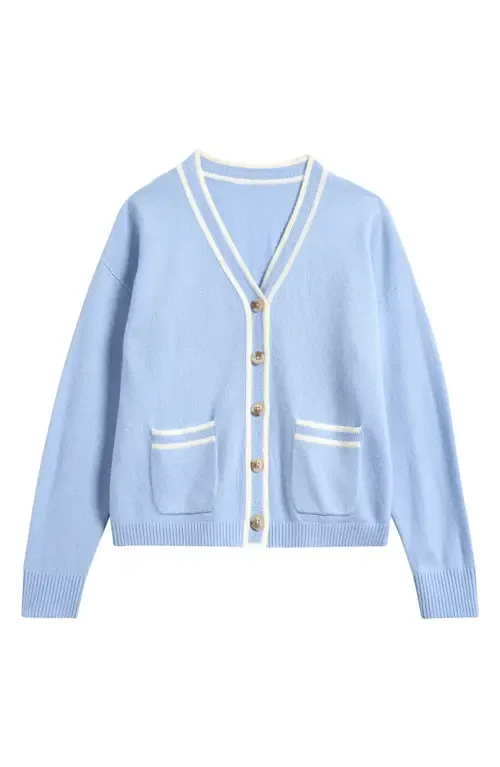 Eloise Pocket Wool & Cashmere Blend Cardigan by Reiss