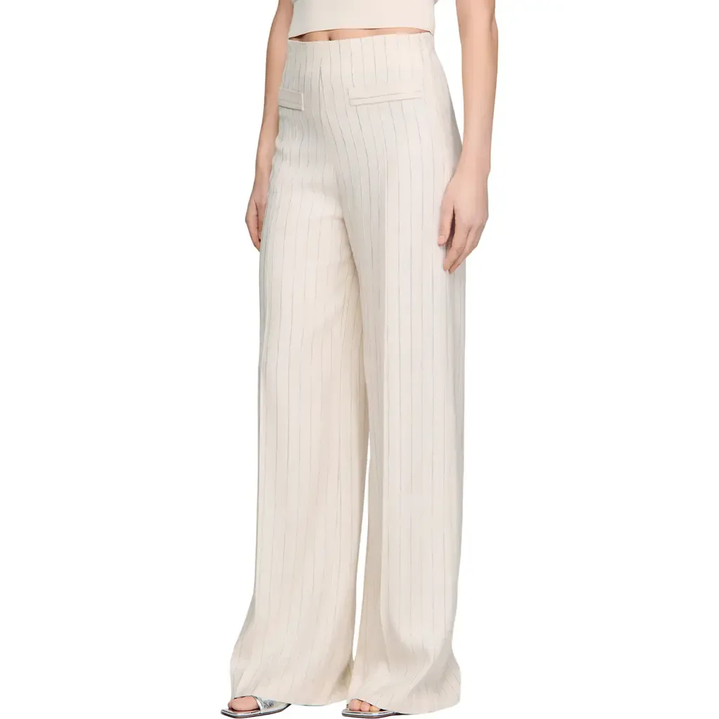 Striped Trousers by SANDRO
