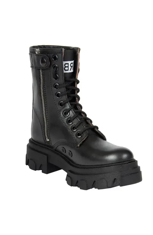 Leather Combat Boots by URBNKICKS