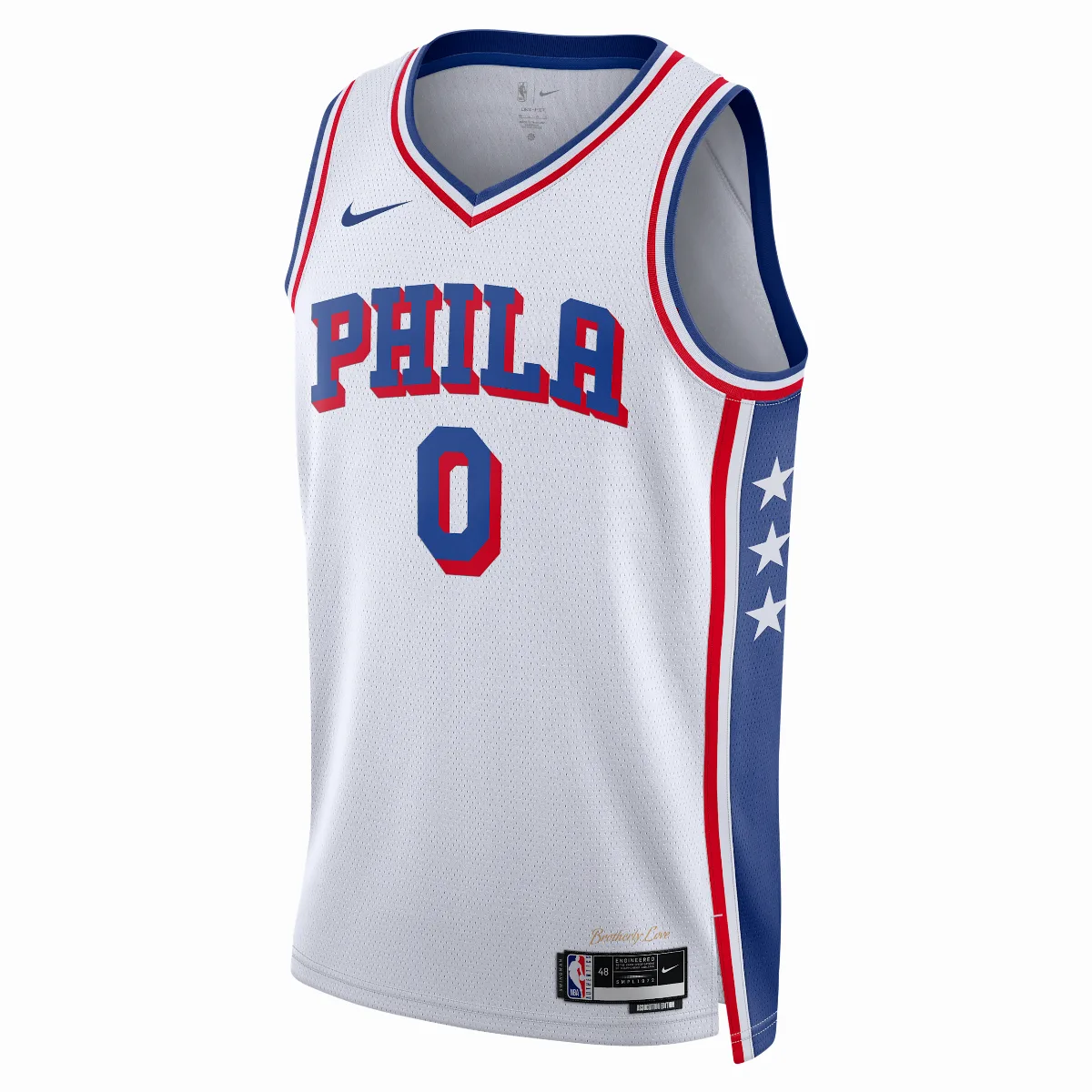 Tyrese Maxey Philadelphia 76ers 2023/24 Association Edition Dri-FIT NBA Swingman Jersey by Nike