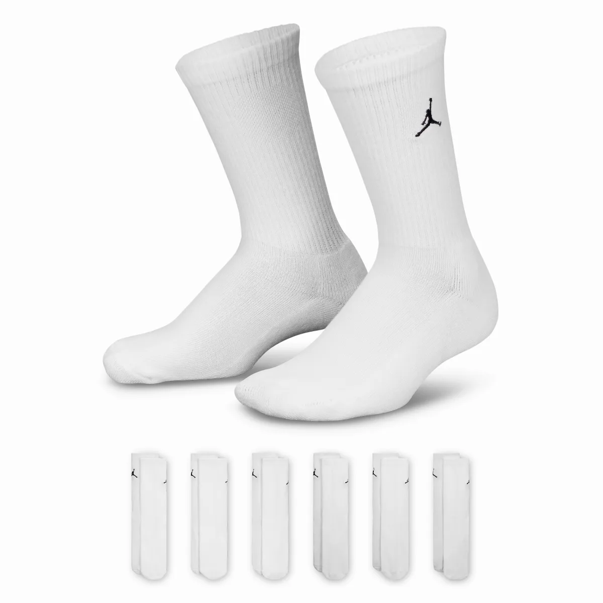 Everyday Essentials Crew Socks (6 Pairs) by Jordan