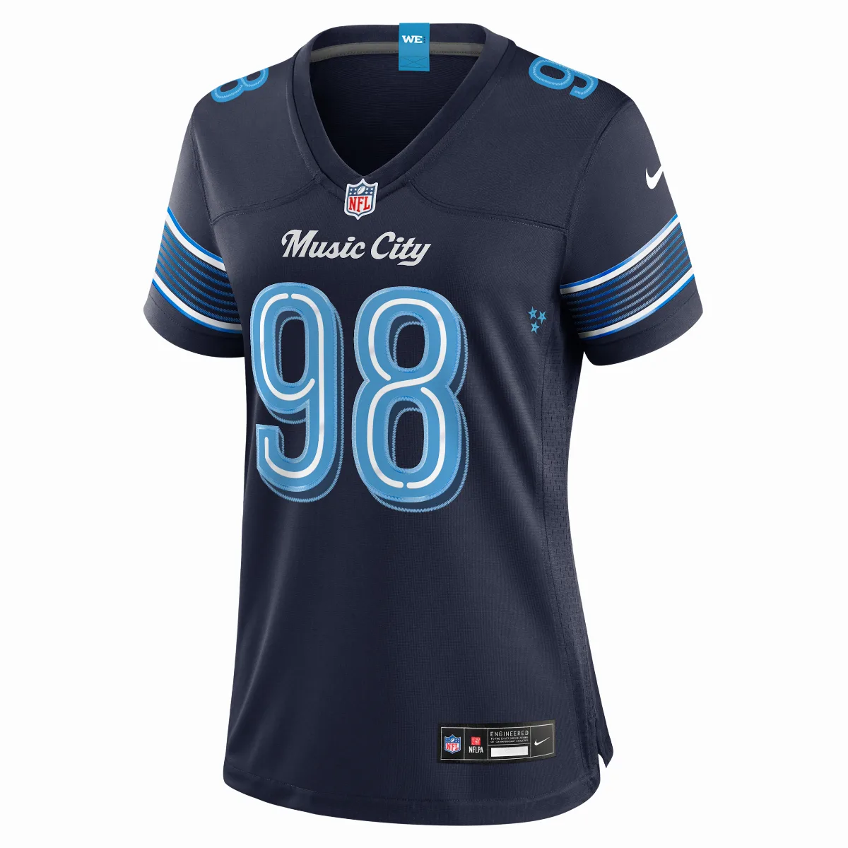 Jeffery Simmons Tennessee Titans Rivalries Collection NFL Game Jersey by Nike