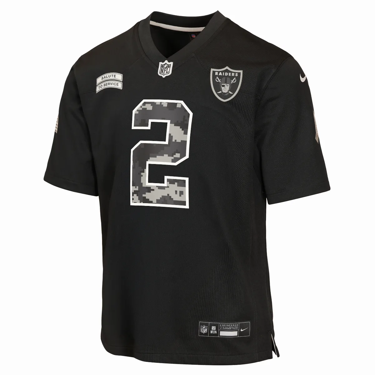 Ashton Jeanty Las Vegas Raiders Salute to Service NFL Game Jersey by Nike
