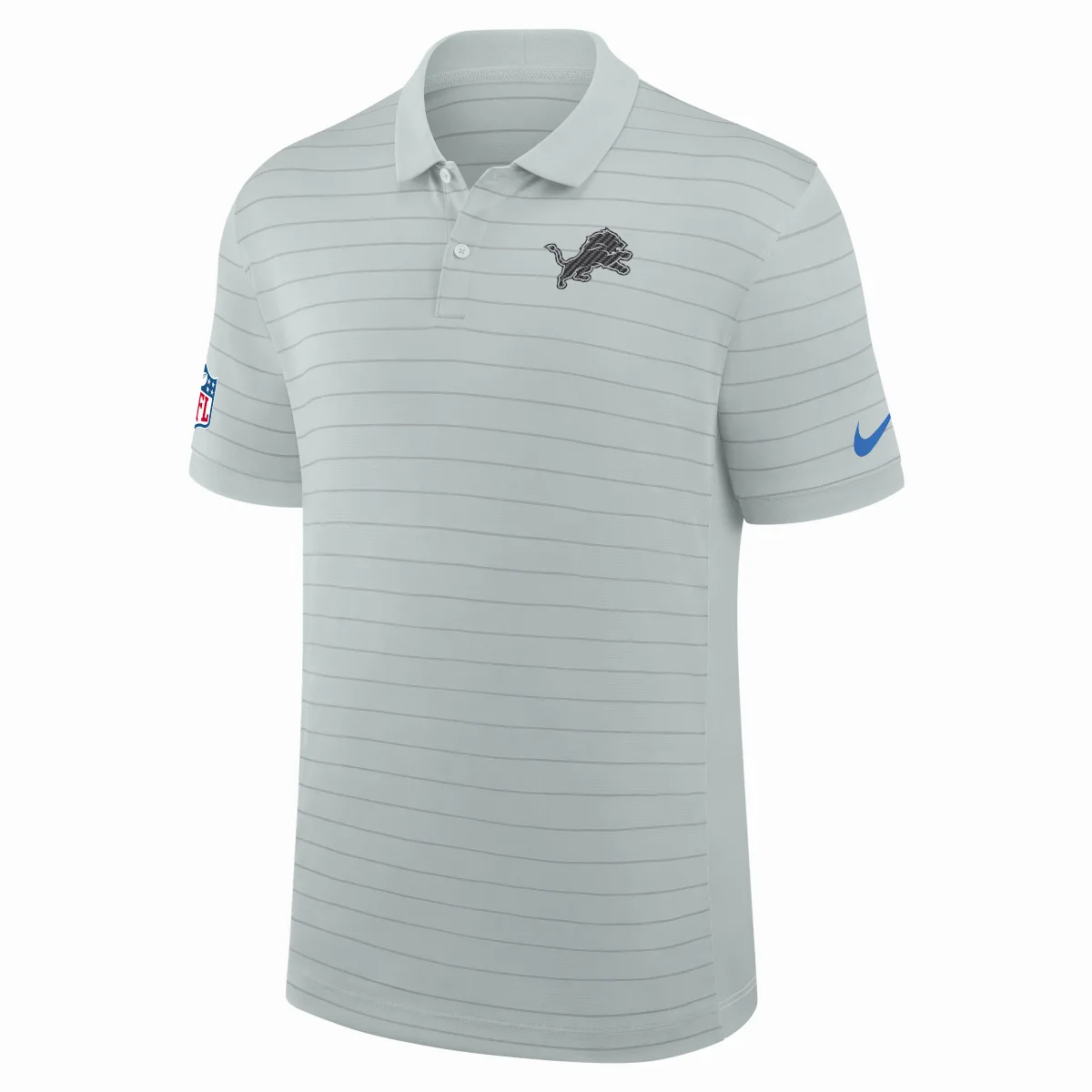 Detroit Lions Rivalries Collection Sideline Victory Striped Dri-FIT NFL Polo by Nike