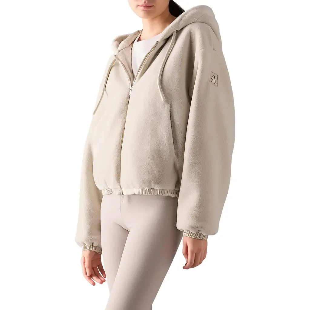 Eaton Bunny Reversible Faux Fur Hooded Jacket by Moose Knuckles