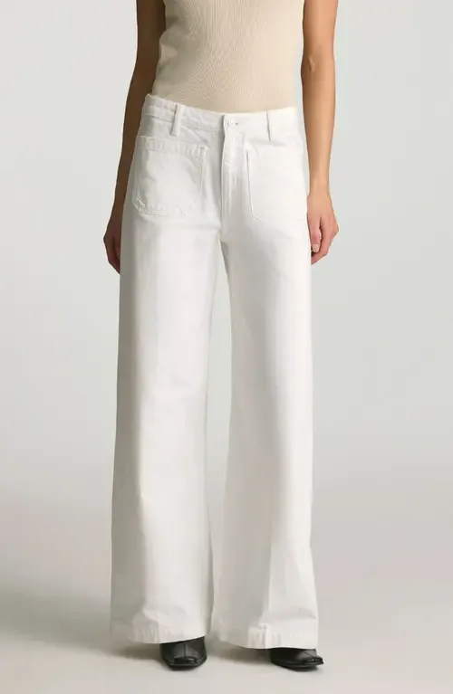 Christine Patch Pocket Wide Leg Jeans by Mavi Jeans