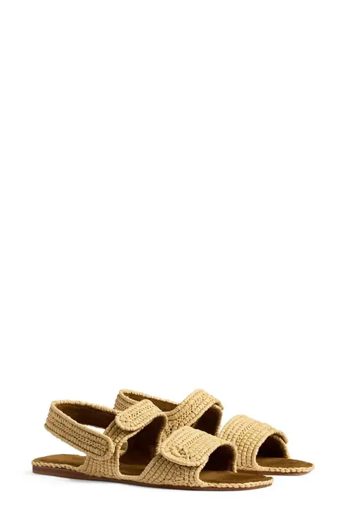 Boden Raffia Slingback Sandal by Khaite